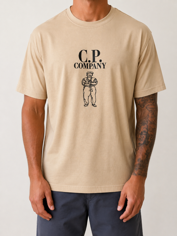 Beige C.P. Company – black C.P. COMPANY view 1